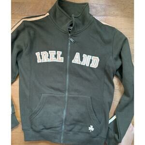 Dolmen clothing Ireland boy’s sweater zip up green 10/12 Cotton Irish